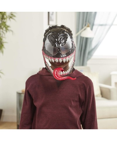 Marvel’s Maximum Venom Venom Mask Role Play Toy Lever-Activated Swinging Tongue Feature Adjustable Strap for Kids Ages 4 and ...