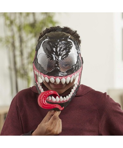 Marvel’s Maximum Venom Venom Mask Role Play Toy Lever-Activated Swinging Tongue Feature Adjustable Strap for Kids Ages 4 and ...