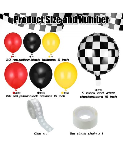 127 Pieces Car Race Balloons Party Supplies Race Car Theme Birthday Party Garland Arch Party Decorations (Race Car Style) $24...