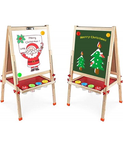 Standing Art Easel for Kids with Double-Sided Drawing Easel-Dry Erase Board & Chalkboard Best Gift $76.08 Kids' Easels