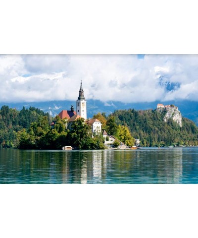 1000 pc Jigsaw Puzzle of Lake Chapel $28.88 Jigsaw Puzzles