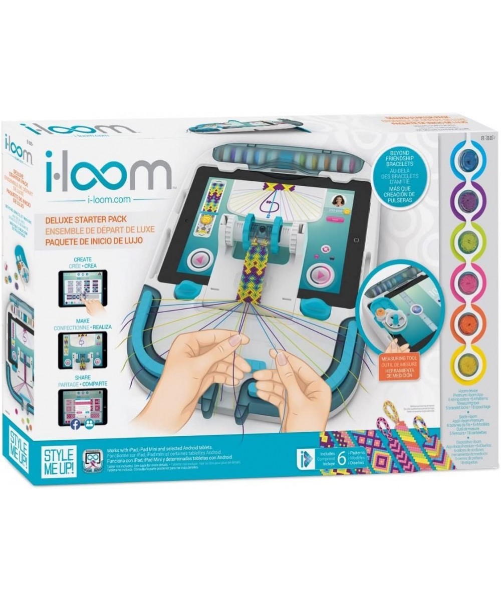 i-Loom Friendship Bracelet Kit Weaving and Knitting Set for Jewelry (Blue) $33.28 Kids' Drawing & Writing Boards