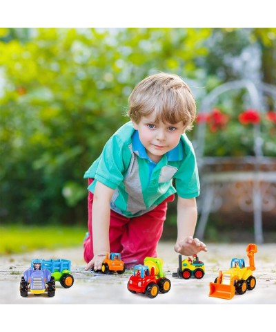 Push and Go Friction Powered Car Toys Set Tractor Bulldozer Mixer Truck and Dumper for Baby Toddlers $28.48 Early Development...