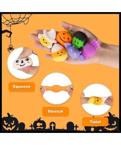 24pcs Halloween Squishies Toys for Kids Halloween Party Favors Halloween Goodie Bag Fillers Prizes Halloween Decorations Stre...