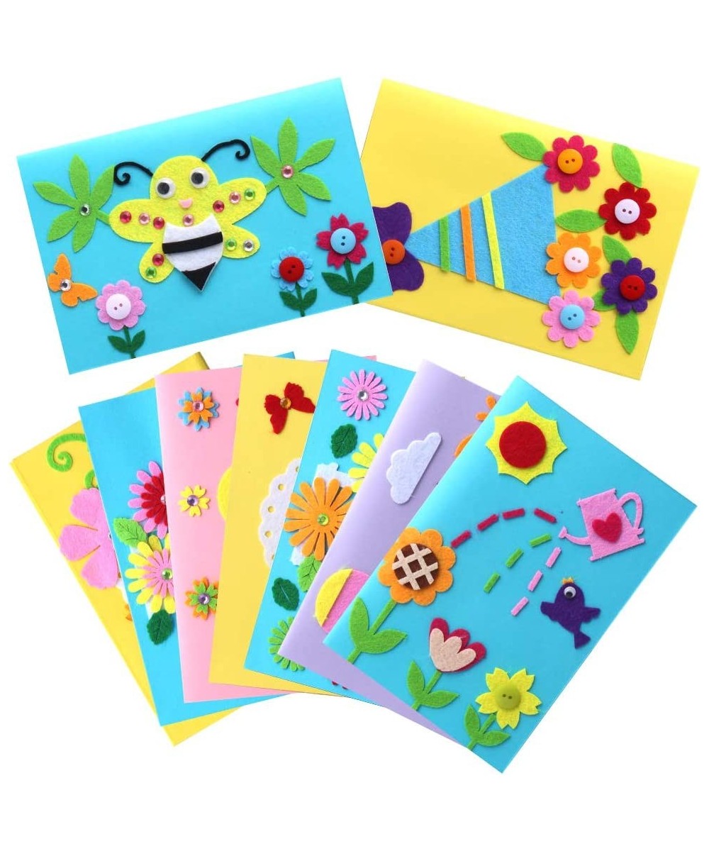 Kids Greeting Card Making Kit 9Pcs Card Making Kits for Kids Thank You Card Kit DIY Handmade Card Making Supplies Art Crafts ...