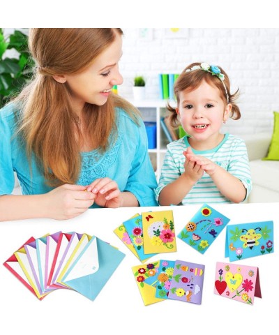 Kids Greeting Card Making Kit 9Pcs Card Making Kits for Kids Thank You Card Kit DIY Handmade Card Making Supplies Art Crafts ...