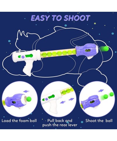 Shooting Games Toys for Boys 3 Packs Foam Ball Air Toy Guns with Shooting Target 48 Foam Balls Gifts for Boys Age 5 6 7 8 9 1...