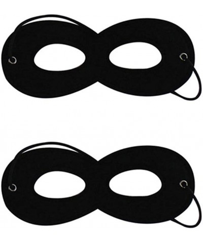 2pcs Black Superhero Felt Eye Masks Halloween Dress Up Masks Cosplay Half Masks with Elastic Rope $15.38 Kids' Dress-Up Acces...