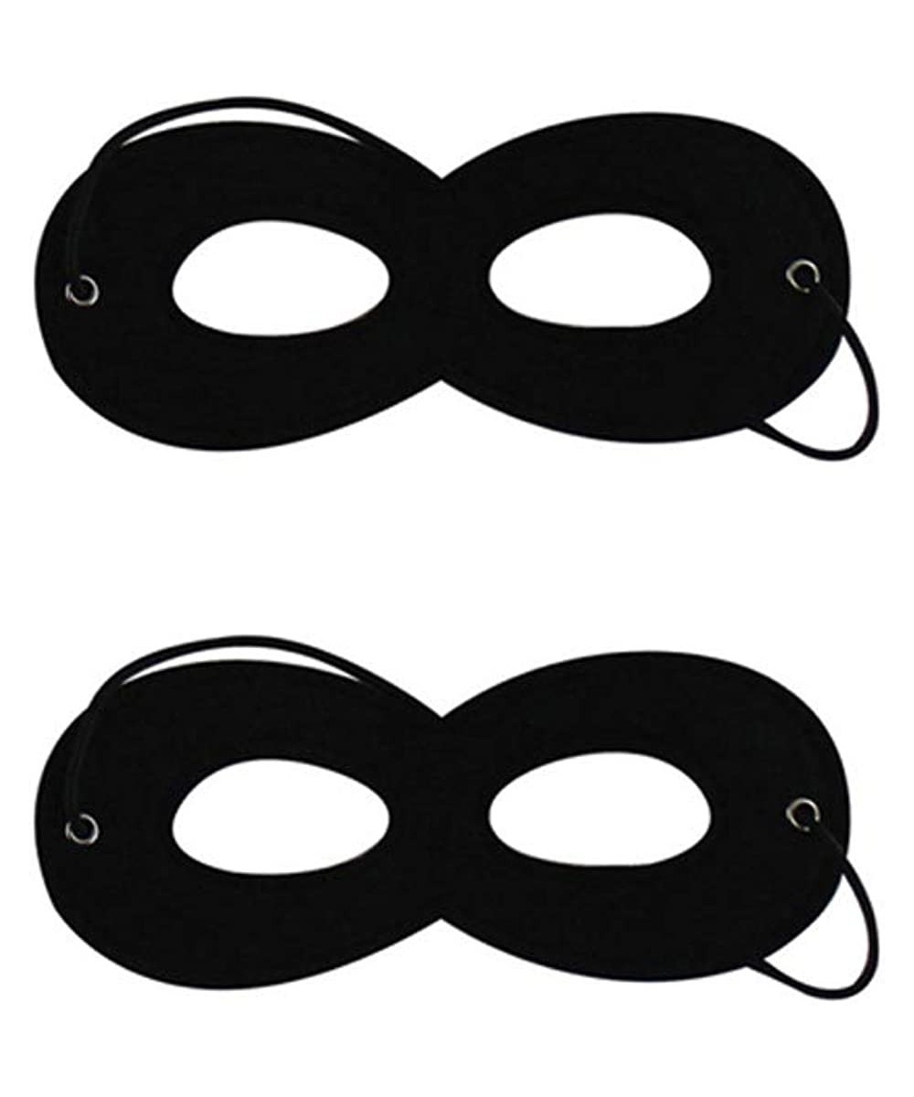 2pcs Black Superhero Felt Eye Masks Halloween Dress Up Masks Cosplay Half Masks with Elastic Rope $15.38 Kids' Dress-Up Acces...