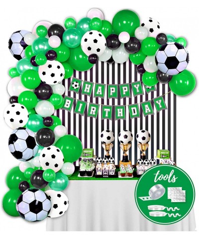 Soccer Party Decorations Supplies Soccer Birthday Party Supplies Soccer Balloons Garland Sports Theme Supplies Soccer Banner ...