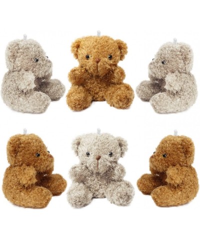 6 Pieces Mini Teddy Bear 4.0 Inch Mini Stuffed Animals Small Teddy Bear for Graduation、 Birthday、Wedding Decorations Party Fa...