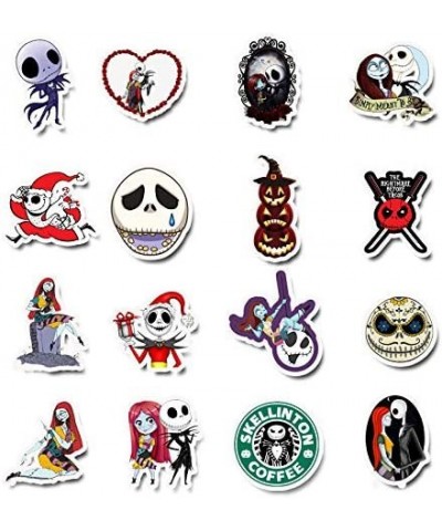 Halloween Sticker Decals 50 Pack Nightmare Before Christmas Tim Burton's Gifts Stickers $15.29 Kids' Stickers