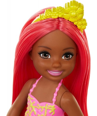 Dreamtopia Chelsea Mermaid Doll 6.5-inch with Coral-Colored Hair and Tail $16.18 Dolls