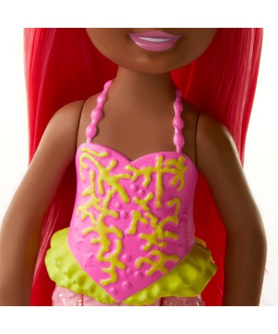 Dreamtopia Chelsea Mermaid Doll 6.5-inch with Coral-Colored Hair and Tail $16.18 Dolls