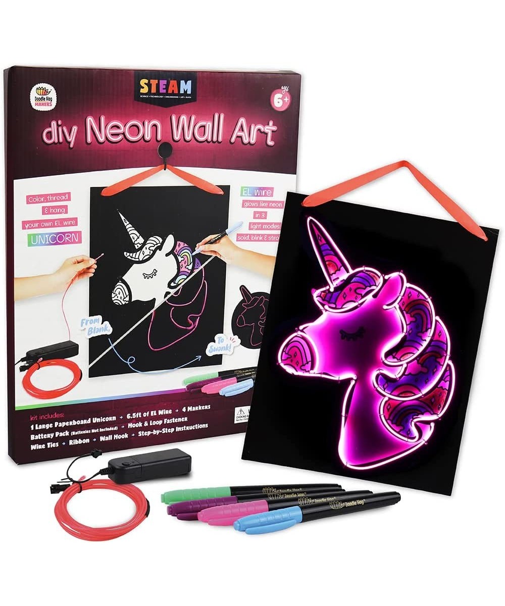 Unicorns Gifts for Girls - Create Your Own Neon Light Up Art for Wall Arts and Crafts for Kids & Girls Ages 8-12 Birthday Toy...