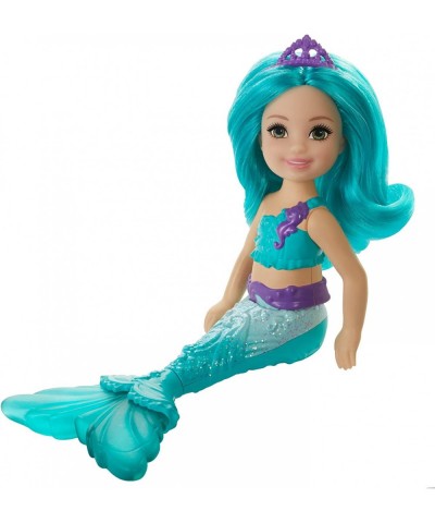 Dreamtopia Chelsea Mermaid Doll 6.5-inch with Coral-Colored Hair and Tail $16.18 Dolls