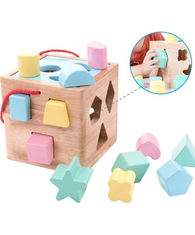 Shape Sorter Toddler Toy Classic Wooden Toy for Baby Boys & Girls Learning Educational Color Sorting Cube Toys for Kids $45.5...