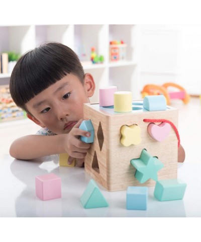 Shape Sorter Toddler Toy Classic Wooden Toy for Baby Boys & Girls Learning Educational Color Sorting Cube Toys for Kids $45.5...