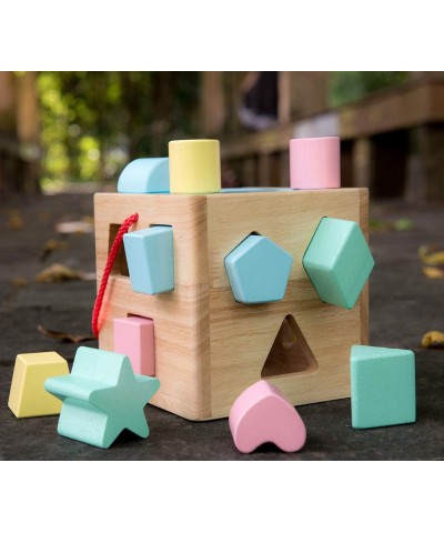 Shape Sorter Toddler Toy Classic Wooden Toy for Baby Boys & Girls Learning Educational Color Sorting Cube Toys for Kids $45.5...