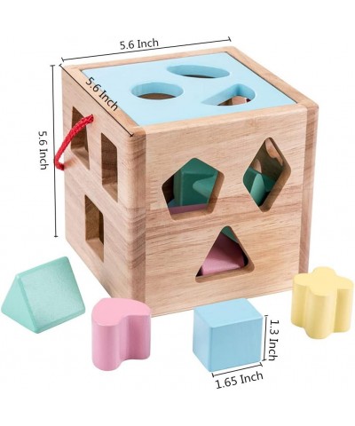 Shape Sorter Toddler Toy Classic Wooden Toy for Baby Boys & Girls Learning Educational Color Sorting Cube Toys for Kids $45.5...