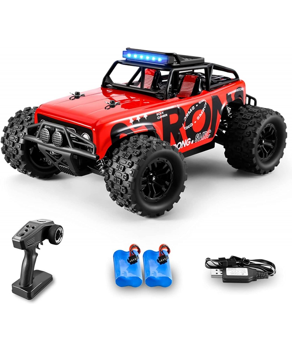 RC Cars 4WD Remote Control Car 1:18 Scale RC Truck 36KPH Fast Racing Car 2.4Ghz Off Road RC Vehicle Crawler with 2 Batteries-...