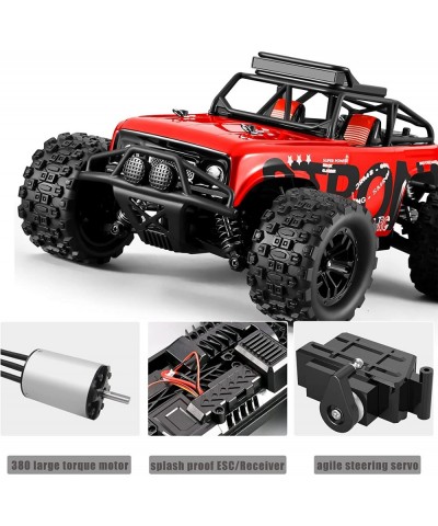 RC Cars 4WD Remote Control Car 1:18 Scale RC Truck 36KPH Fast Racing Car 2.4Ghz Off Road RC Vehicle Crawler with 2 Batteries-...