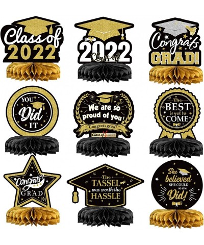 Graduation Centerpieces for Tables 2022 Graduation Party Centerpieces for Tables Graduation Table Centerpieces Black and Gold...