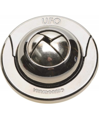 UFO Hanayama Brain Teaser Puzzle New 2019 Release Level 4 Difficulty Rating RED Velveteen Drawstring Pouch Bundled $33.42 Bra...