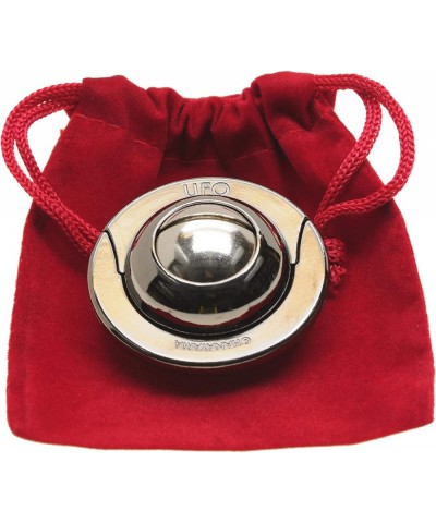 UFO Hanayama Brain Teaser Puzzle New 2019 Release Level 4 Difficulty Rating RED Velveteen Drawstring Pouch Bundled $33.42 Bra...