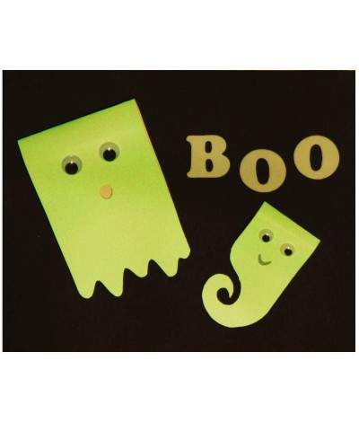 AX136 Glow in The Dark Card - Pack of 15 Halloween Craft Supplies for Luminous Bright Decorations for Kids. $17.73 Kids' Draw...