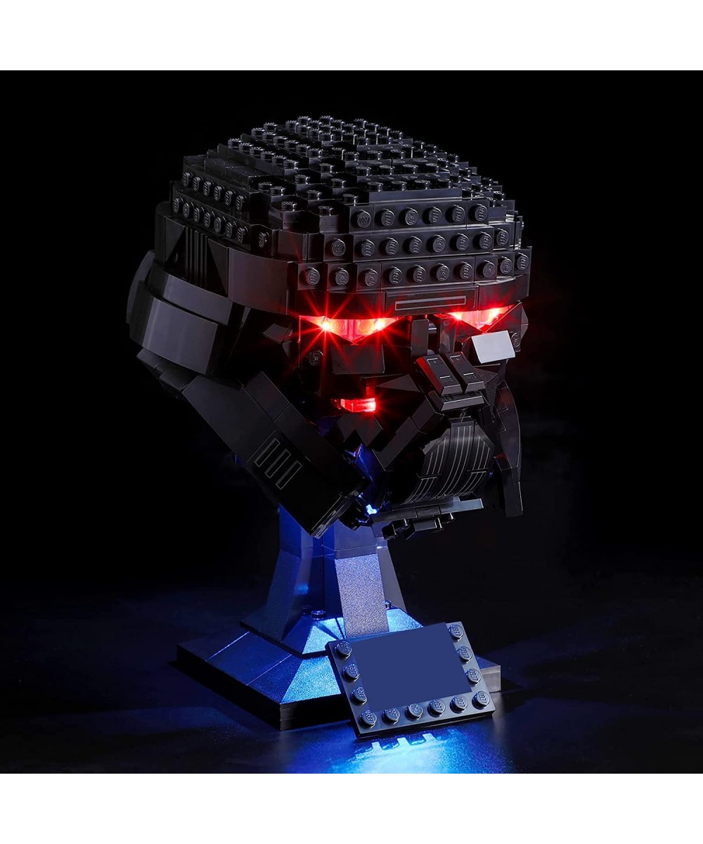 LED Light Kit Compatible with Lego Dark Trooper Helmet - Lighting Set for Star Wars 75343 Building Model (Lego Set Not Includ...