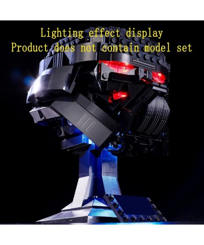 LED Light Kit Compatible with Lego Dark Trooper Helmet - Lighting Set for Star Wars 75343 Building Model (Lego Set Not Includ...