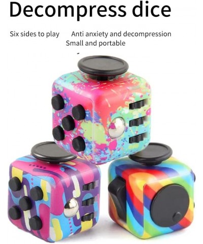 Fidget Cube Release Stress Cube Fidget Cube Pack Fidget Cube Stress Anxiety Pressure-Relieving Toy for Adults and Children (P...