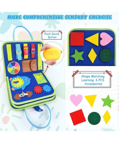 Toddler Busy Board with Arithmetic Toy 20-in-1 Montessori Toys for Toddlers 1-4 Year Old Portable Sensory Toys Able to Make S...