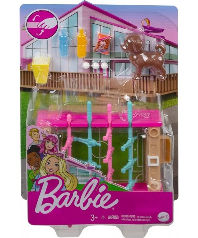 Mini Playset with Themed Accessories and Pet BBQ Theme with Scented Grill Gift for 3 to 7 Year Olds $41.08 Doll Playsets