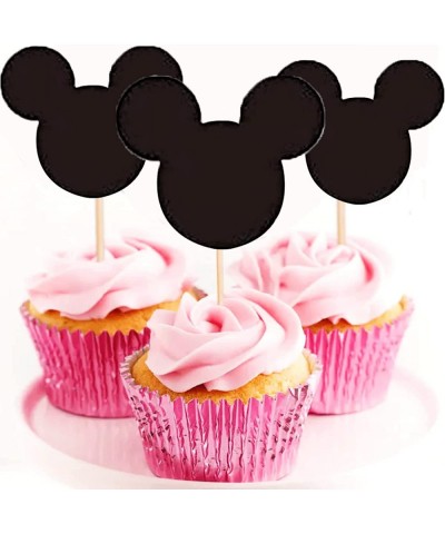 Mickeys Mouse Head Stickers Vinyl Chalkboard Labels 2.25 x 2 Inch PVC Mickey Chalk Labels 60 Pack Minnie Mouse Head Stickers ...