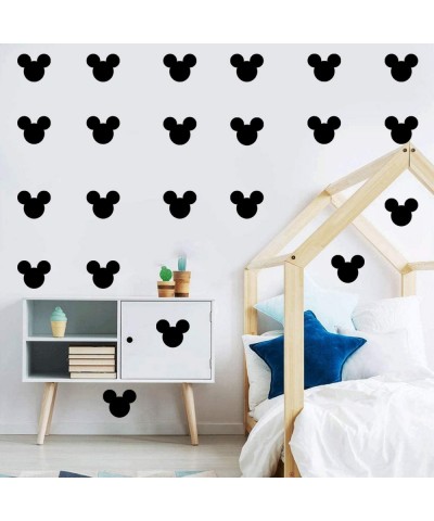 Mickeys Mouse Head Stickers Vinyl Chalkboard Labels 2.25 x 2 Inch PVC Mickey Chalk Labels 60 Pack Minnie Mouse Head Stickers ...