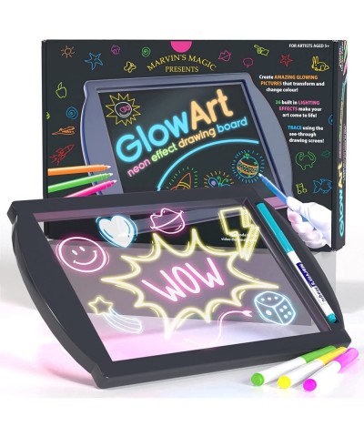 Neon Glow Craft Kit - Craft Set - Light Up Tracing Pad - Drawing Tablet Kids - Neon Magic Kit - Childrens Craft Kits - Batter...