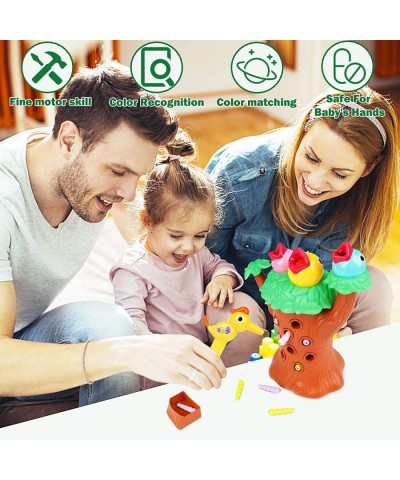 Toddler Montessori Toys Magnetic Bird Feeding Preschool Fine Motor Skills Toys Woodpecker Toy for Kids for 2 Year Old - Cute ...