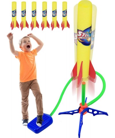 Rocket Launcher for Kids to Stomp on with 6 Rockets Outdoor Toys Gift for Boys and Girls Ages 6 Years and Up $18.21 Toy Foam ...