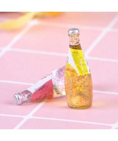 30 Pcs Dollhouse Wine Bottles Kitchen Wine Bottles Toy Accessories Mini Beer Drinks Miniature Drink Bottles Doll House Drink ...