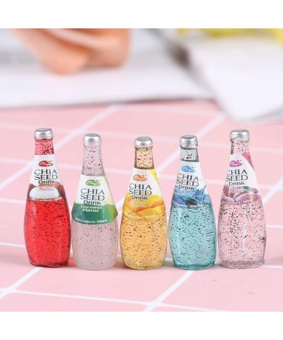 30 Pcs Dollhouse Wine Bottles Kitchen Wine Bottles Toy Accessories Mini Beer Drinks Miniature Drink Bottles Doll House Drink ...