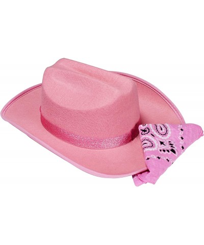 Happy Birthday Cowgirl Hat Pink Sparkle & Bandanna CBPS-HB-HAT $27.42 Kids' Party Hats