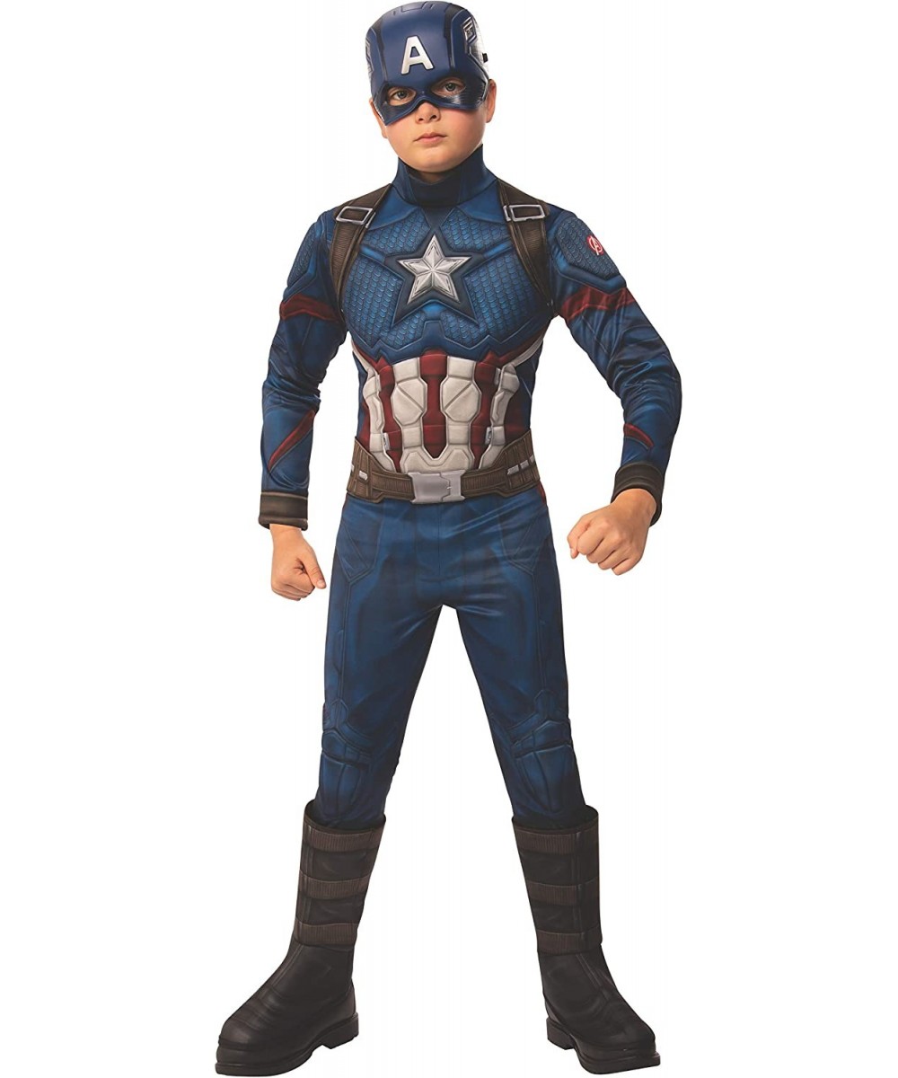 Marvel: Avengers Endgame Child's Deluxe Captain America Costume & Mask $57.97 Kids' Costumes