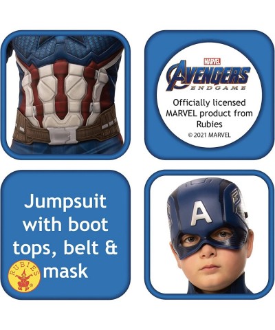 Marvel: Avengers Endgame Child's Deluxe Captain America Costume & Mask $57.97 Kids' Costumes