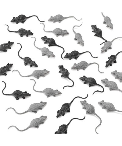 24 Pieces Fake Mouse Fake Mice Realistic Fake Rat Mini Simulated Mouse Joke Prank Plastic Mouse Figurines Black Grey $21.99 G...