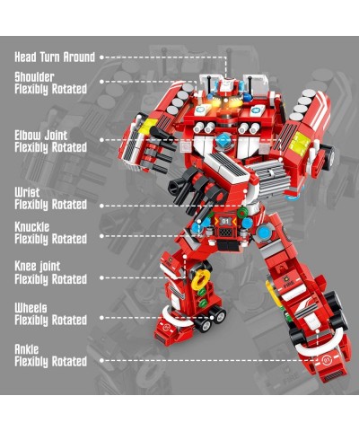 Robot Building Toys for Boys Age 6 7 8 9 10+ Year Old 836 PCS Creative Construction Truck Blocks Toys 35 in 1 STEM Educationa...