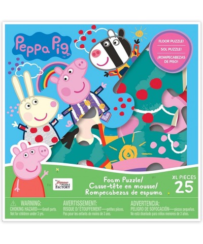 Peppa Foam Jigsaw Puzzle Large Floor Puzzle 25 Piece Puzzle for Kids 3 and Up Peppa Pig Toys $21.27 Floor Puzzles