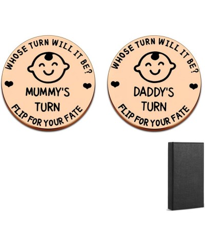 New Parents Decision Coin Gifts for Mom Dad Double-Sided Funny Parent Decision Coin with Transparent Protective Cover and Box...