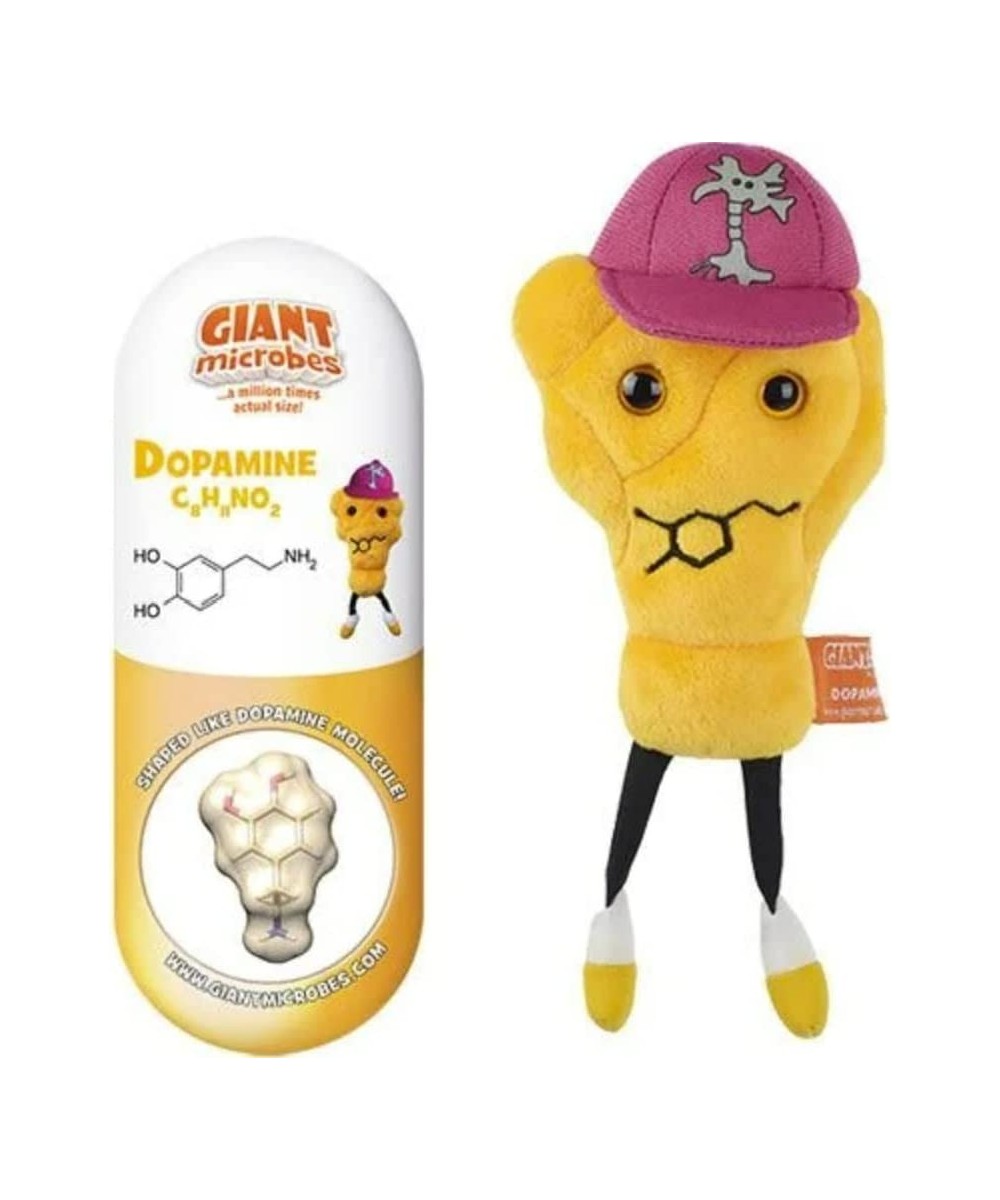 GIANTmicrobes Dopamine Plush – Learn About Brain Science and Mental Health with This Fun Gift for Friends Scientists Doctors ...